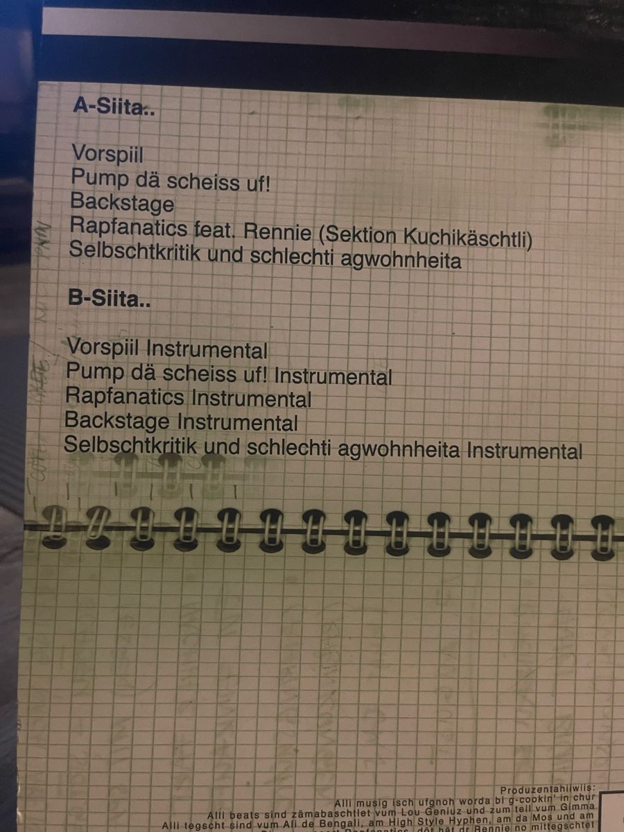 Dischi in vinile: Oschtblock Kuabuaba / Pump da Scheiss uf  – Usato da Dagmersellen venduto da stonefinger 1
