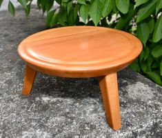 Vintage Blumenhocker 3-Bein DM 27cm pflanzenhocker gemarkt