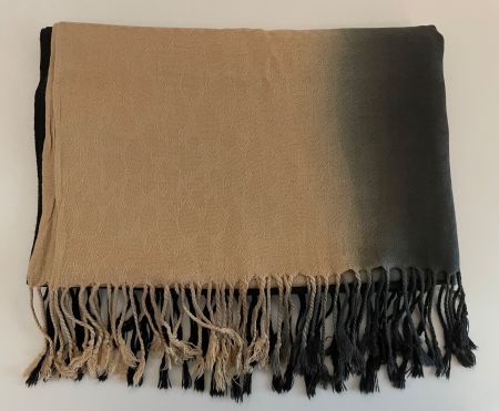Ombre Leoparden Muster Seidenmischung Schal -wie Max Mara