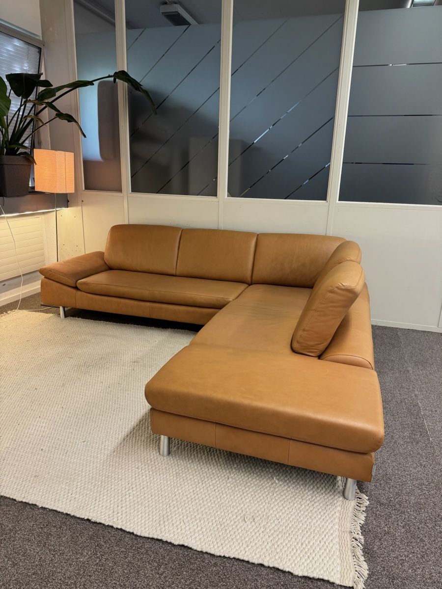 Sofas: W.Schillig Ecksofa, Echtleder, Terrakotta – Gebraucht aus Fehraltorf von Sofalab.swiss 7