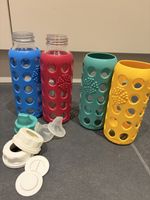 Lifefactory Trinkflaschen aus Glas