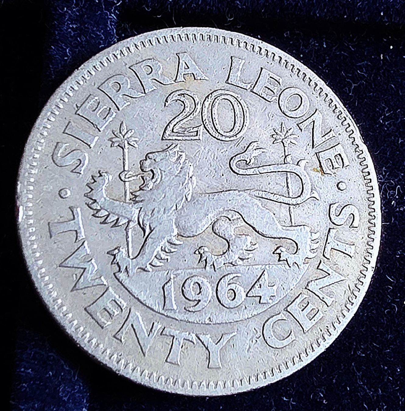 Tutti le monete: SIERRA LEONE 20 CENTS 1964 – Usato da winterthur venduto da CoinPassion