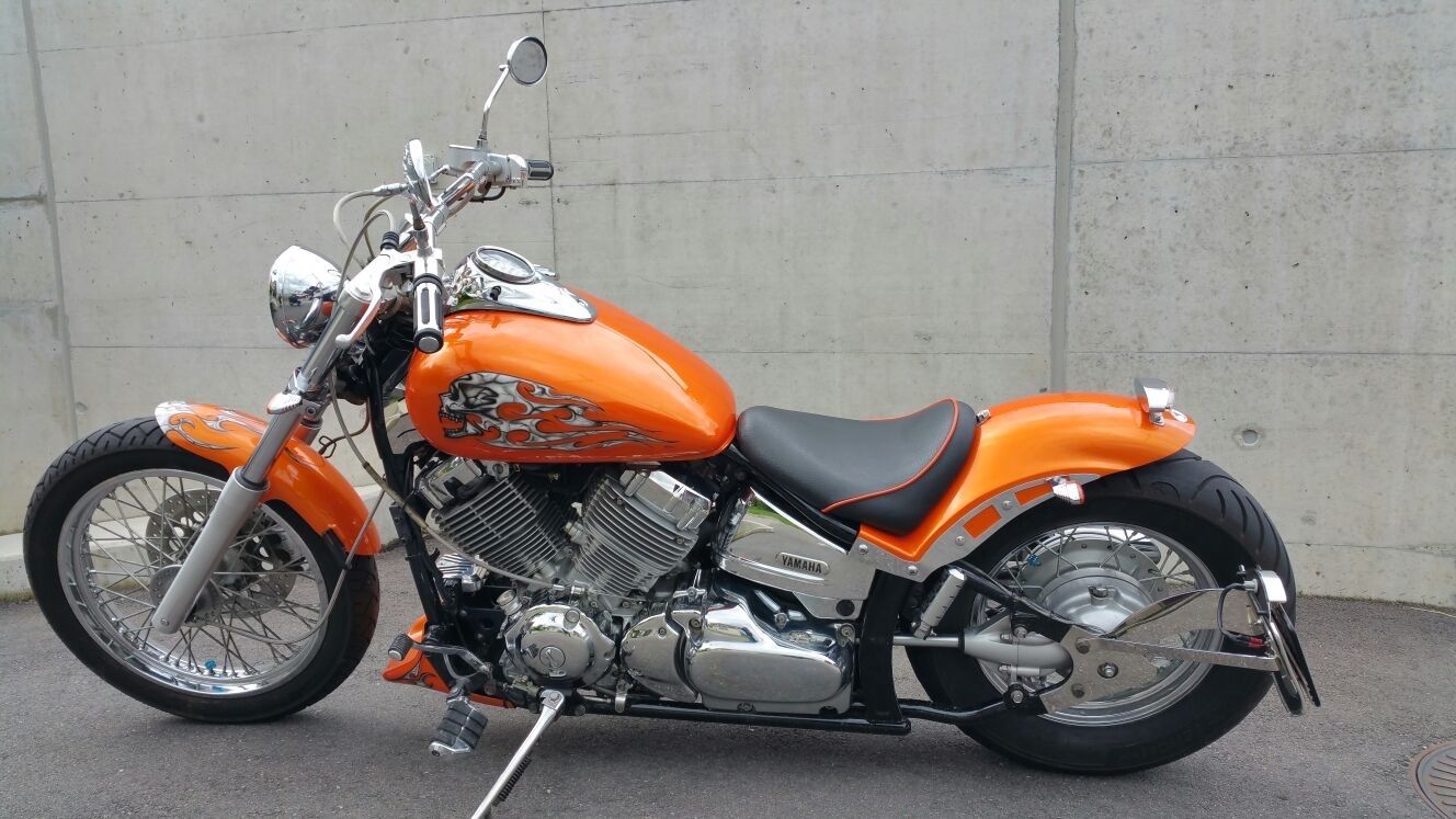 Yamaha Chopper: Custom Yamaha Dragstar 650 – Usato da Rorbas venduto da Sabdra03