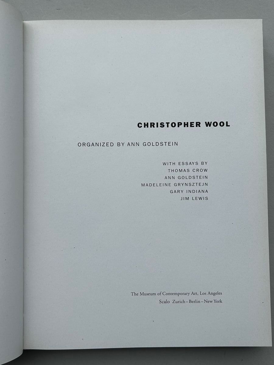Libri: Christopher Wool: MAKE ME, Art Book – Usato da Zürich venduto da Coffeetable88 2