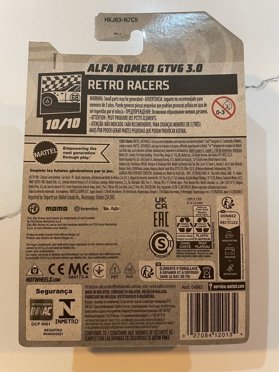 Hot Wheels Modellautos: Hotwheels Alfa Romeo GTV6 3.0 – Neu und originalverpackt aus Sutz von mtechcab 2
