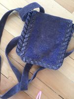 Sac cuir veritable Pepe Jeans violet