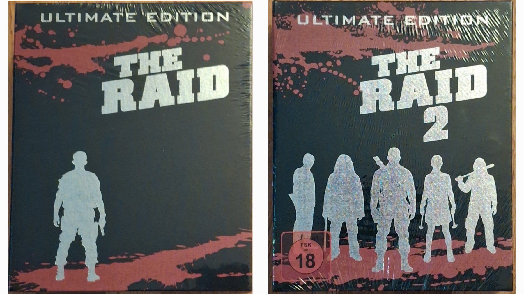 Tutti i DVDs: The Raid 1 & 2 - Ultimate Editions (beide OVP) – Nuovo e nell'imballaggio originale da St. Gallen venduto da Flimmerstube
