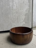 Holzschale dunkel braun