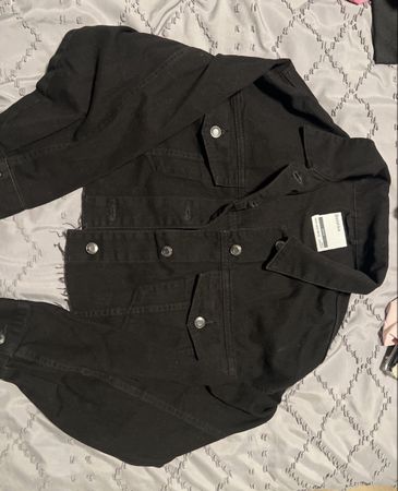 Jeansjacke Bershka schwarzm