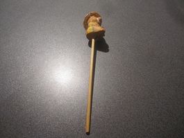 Einsteckfigur Bär mit Hut