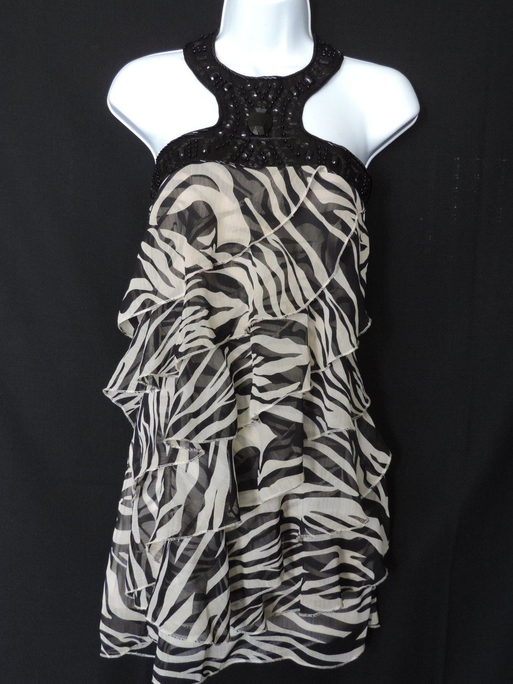 Kleider: robe tunique zèbre noir et blanc – Gebraucht aus Genève von Axelle333 6