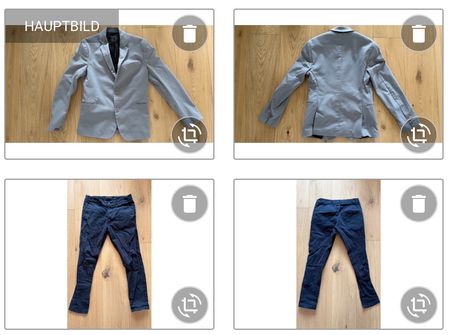 DRYKORN Herren Blazer Braun Gr. 44 & Chino Hose Gr. 29-32 US