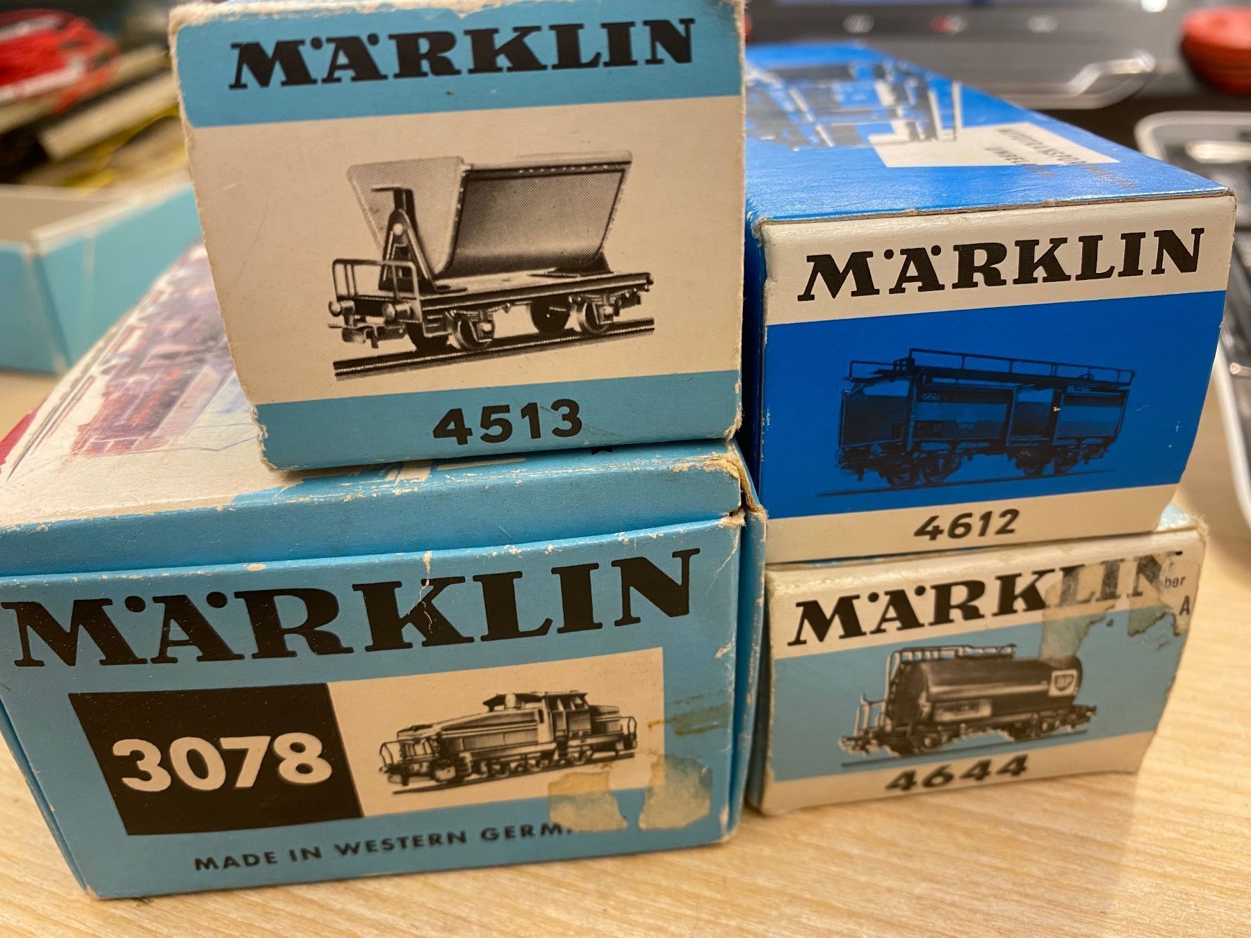 Märklin Modelleisenbahnen: Märklin 3078 DHG 500 Werkszug – Gebraucht aus Lupsingen von New-Haven 3