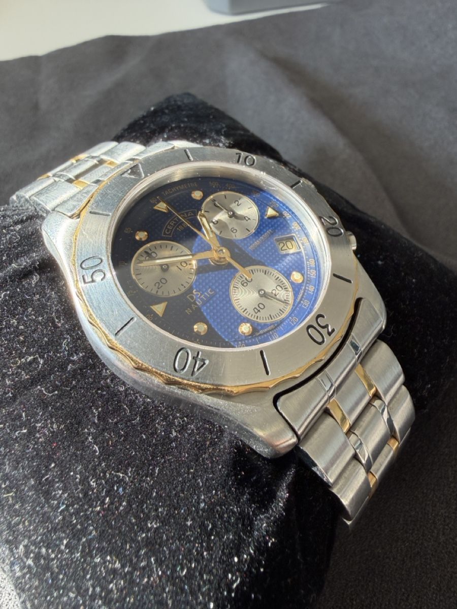 Certina Orologi: Certina DS Nautic Chronograph UHR – Usato da Zürich venduto da Rocola26 2
