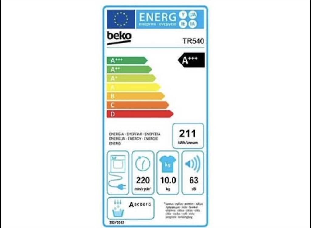 Asciugatrici: BEKO Sèche-linge TR540 10kg – Usato da Vernier venduto da mor_6h2s 4