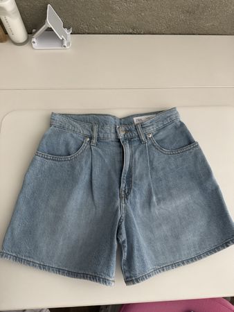 Jeans Shorts Zara blau Grösse 164 guter Zustand