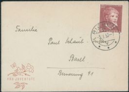 1952 - Pro Juventute - Briefli - Riehen BS