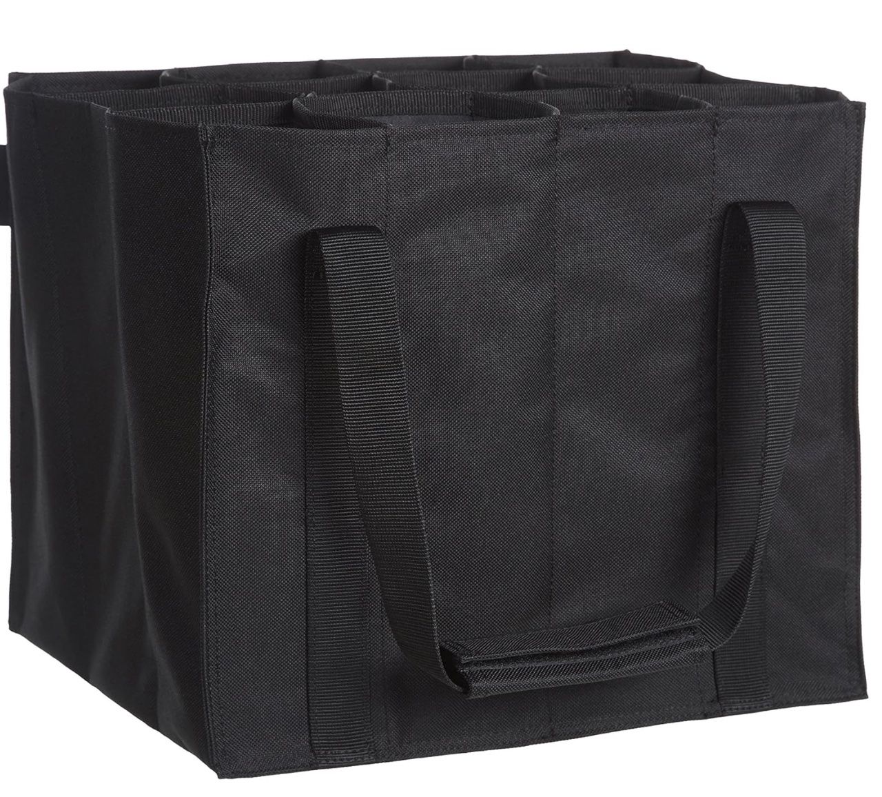 Borse: Flaschentasche, 12 Fächer, 0.75 l Flaschen, Schwarz – Nuovo e nell'imballaggio originale da Bülach venduto da StoreInShop.com 2