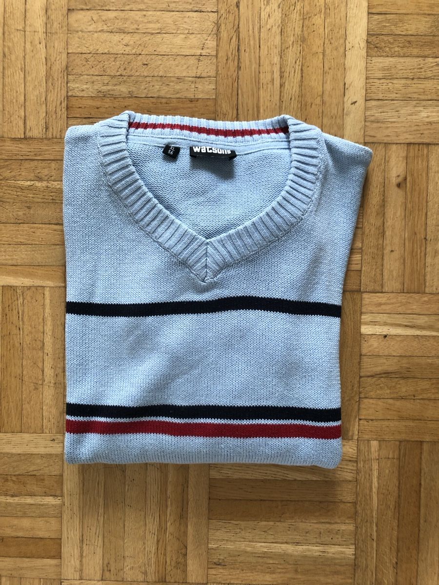 Maglioni & Felpe: Watson Pullover, hellblau gestreift, Gr. XL,guter Zustand ! – Nuovo (secondo la descrizione) da St.Gallen venduto da sangi56 2