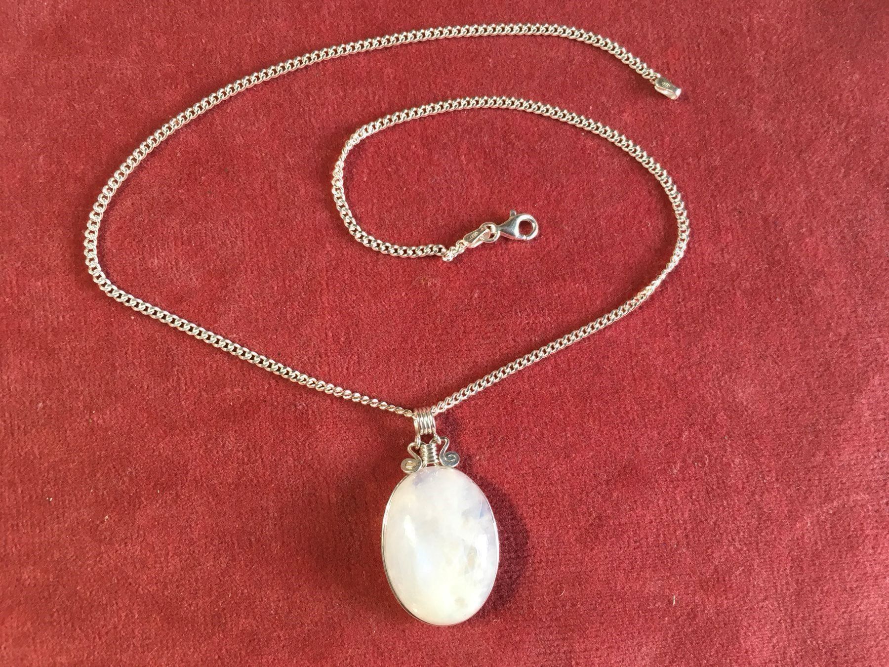 Anhänger: Mondstein aus Indien / Anhänger – Neu und originalverpackt aus Zürich von MEVAS-Schmuck 1
