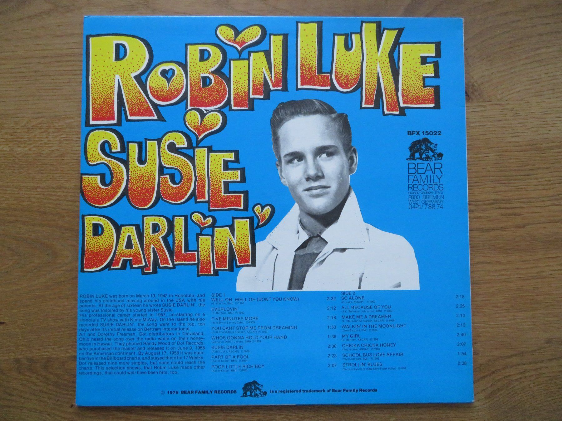 Dischi in vinile: ROBIN LUKE SUSIE DARLIN – Nuovo (secondo la descrizione) da Zürich venduto da max_cp5f 1