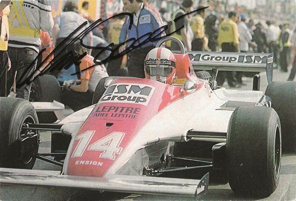 Autografi: Autogramm Marc Surer Buenos Aires 1981 – Usato da Solothurn venduto da F1shop1