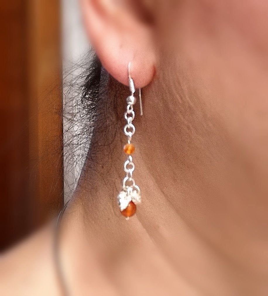 Orecchini pendenti & Orecchini a lobo: Boucles d'oreilles Ag 925 et Agates – Nuovo (secondo la descrizione) da Veyrier venduto da Leilazizou 3