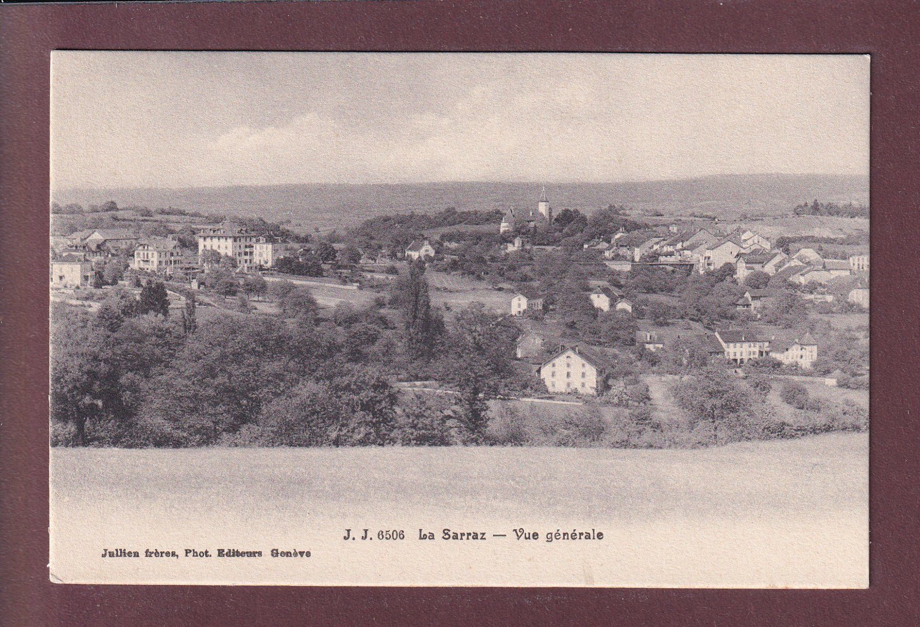 Cartes postales: LA SARRAZ - Vue générale – D'occasion à Pully par nicecards