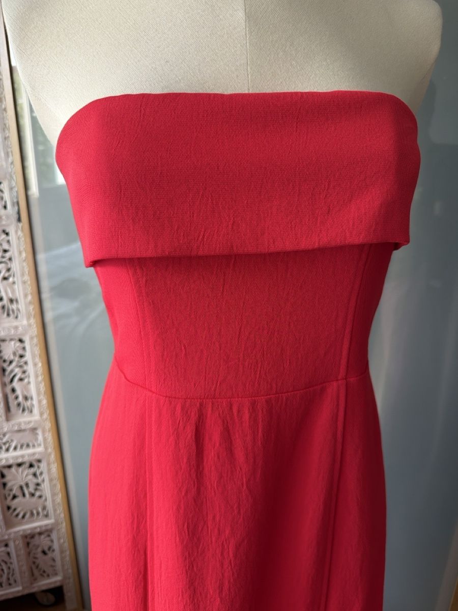 Kookai Vestiti: Robe longue bustier Kookai rouge  – Usato da lausanne venduto da annec777 1