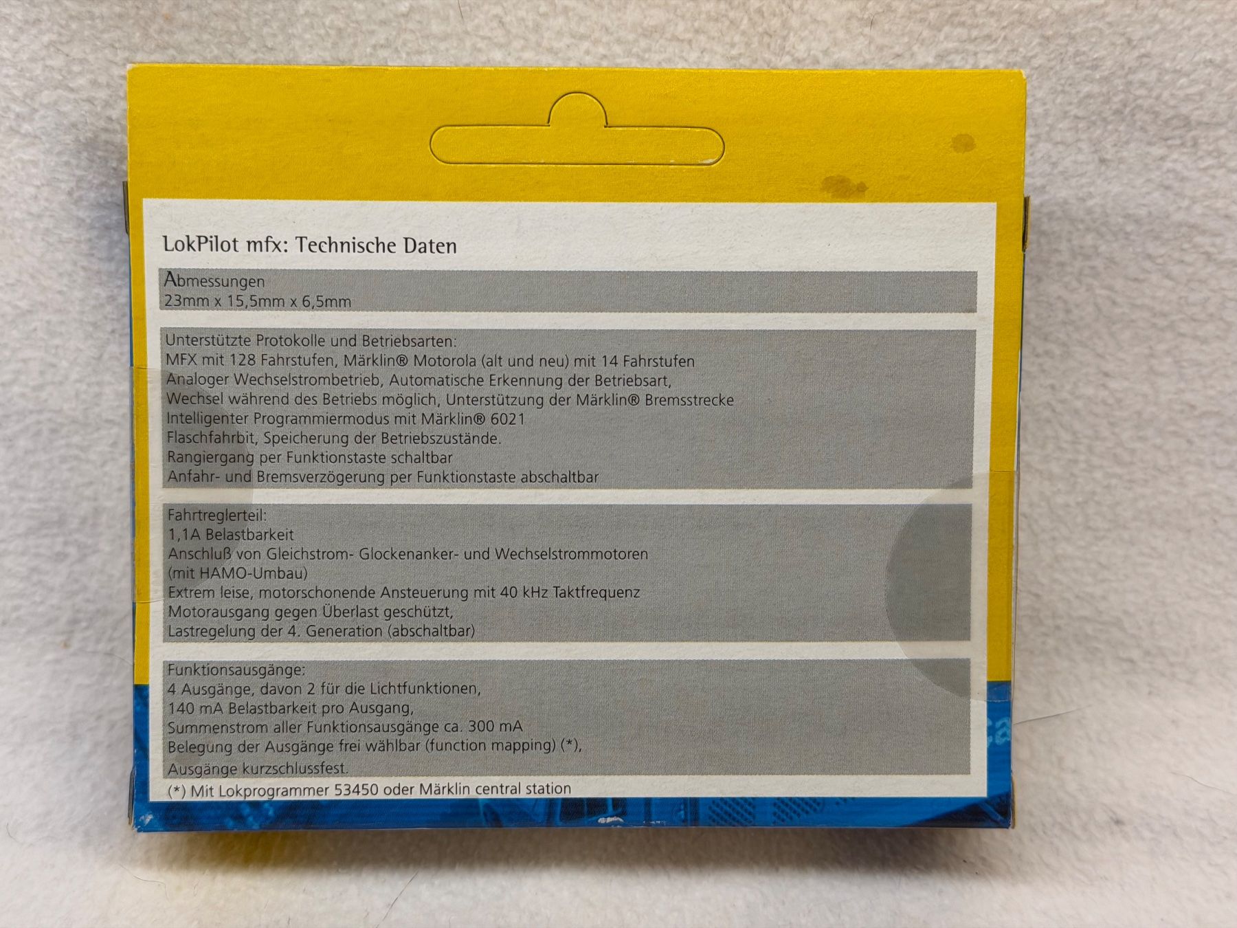 Esu Modellini di ferrovie: ESU LokPilot mfx Decoder 61600 ungeöffnet – Nuovo e nell'imballaggio originale da Betschwanden venduto da Miau 2