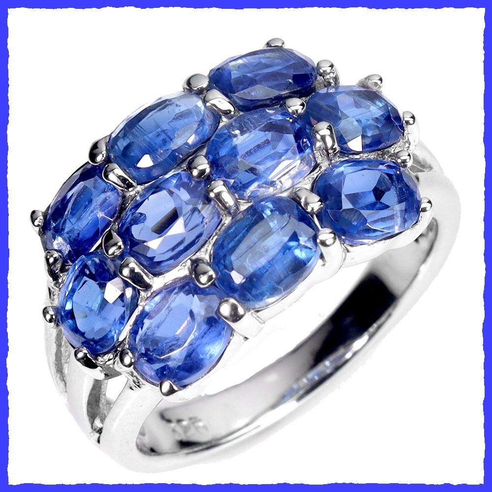 Anelli: Glamouröser Kyanit Ring 925 Silber – Nuovo e nell'imballaggio originale da Oberglatt ZH venduto da Goldfee1