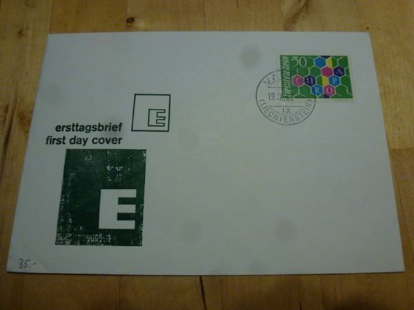 Tutti i francobolli: Liechtenstein ++ FDC Europa 1960 – Usato da Walkringen venduto da Casablanca777