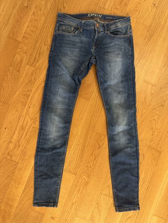 Only Blue Denim Skinny Jeans W28/L32 Damen
