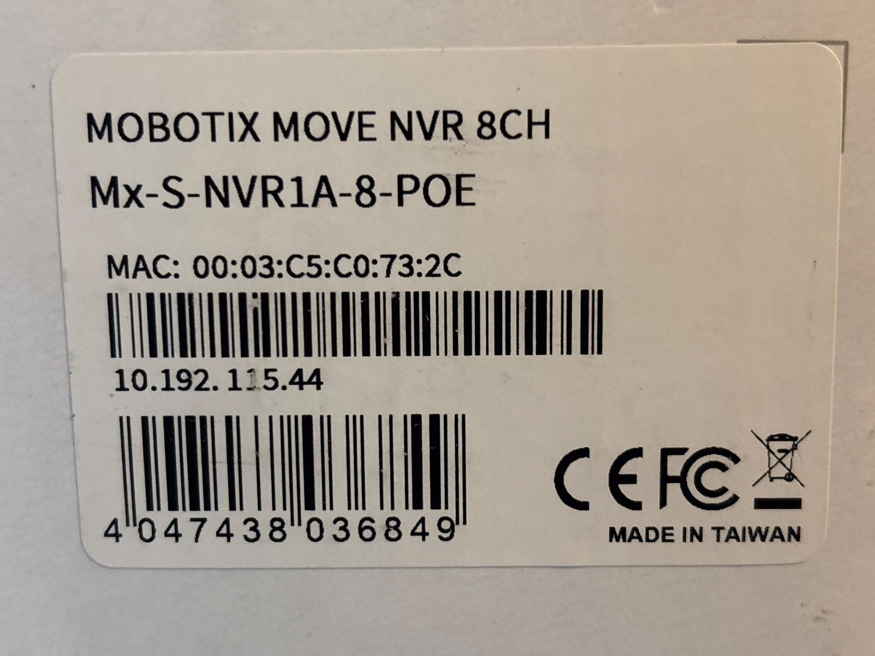 Fotocamera: Mobotix Mx-S-NVR1B-8-POE MOVE NVR – Nuovo (secondo la descrizione) da Immensee venduto da avs_hd9m 3