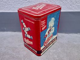 alte Blechdose Dose VILLOSA HUSTELINCHEN BONBONS HUSTEN