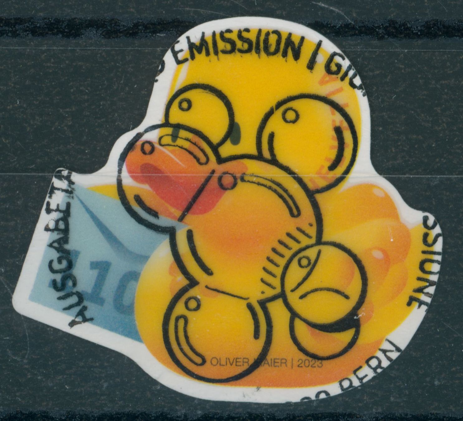 Tutti i francobolli: 2023 - Gummiente - Ersttag Voll Stempel ET – Usato da Schindellegi venduto da leecollect
