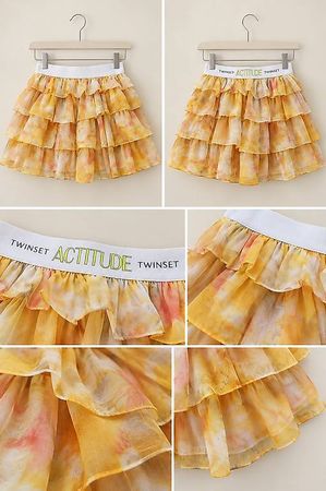 Twinset Actitude Rock Gr.S Rüschen Sommer gelb pastel
