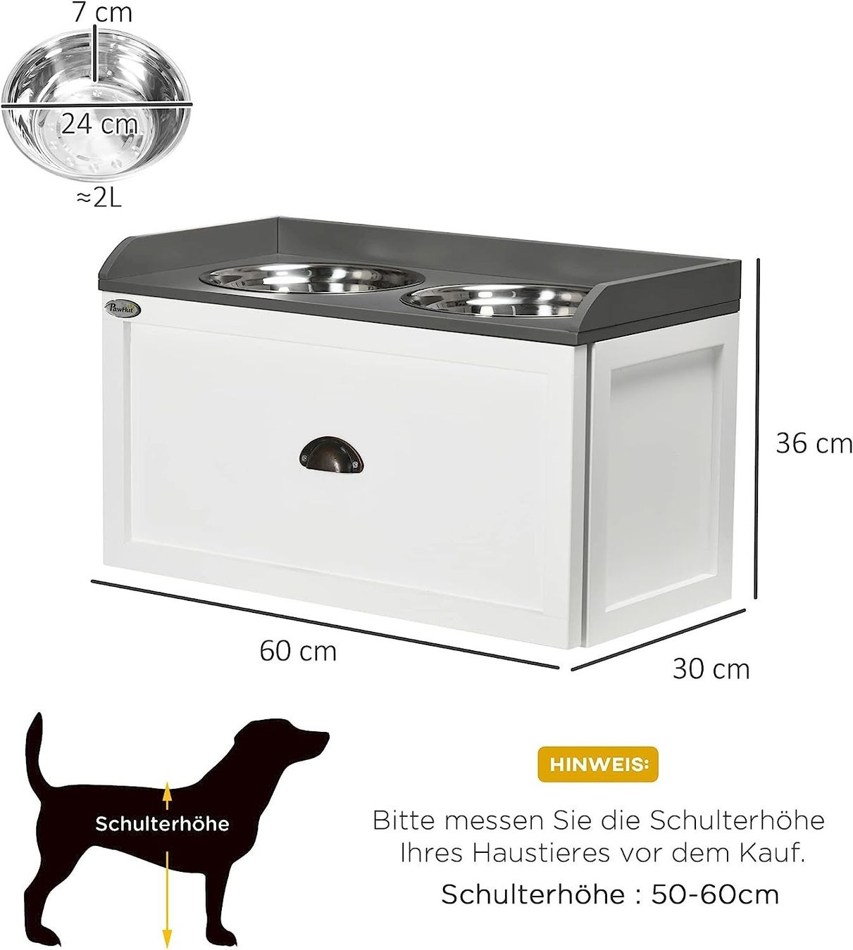 Futter: PawHut Futterstation – Neu und originalverpackt aus Bottighofen von zaap 2