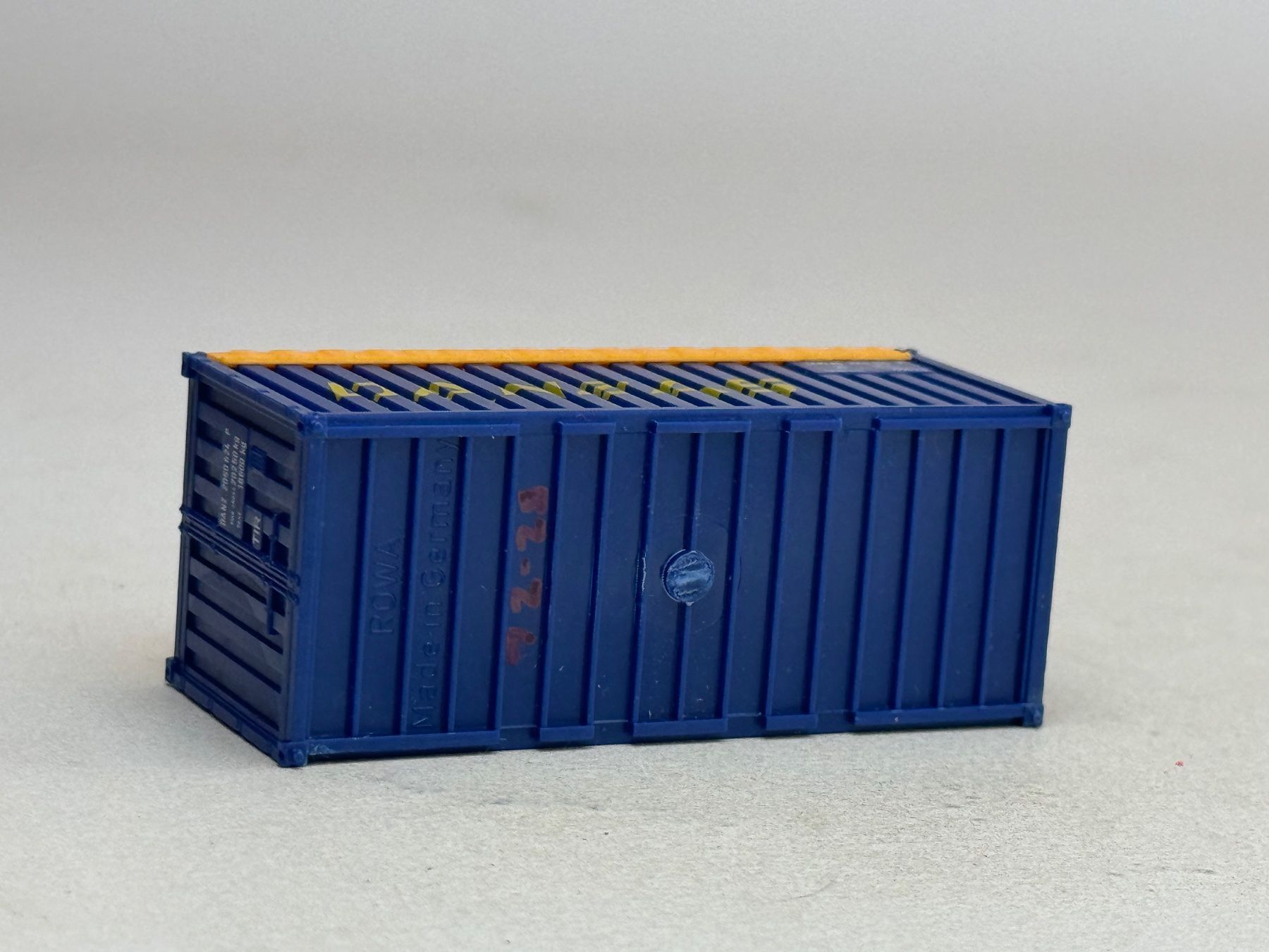 Modellini di ferrovie: EB- 20 Ft. Container Open Top Danzas blau – Usato da Elm venduto da Wikmtz 2