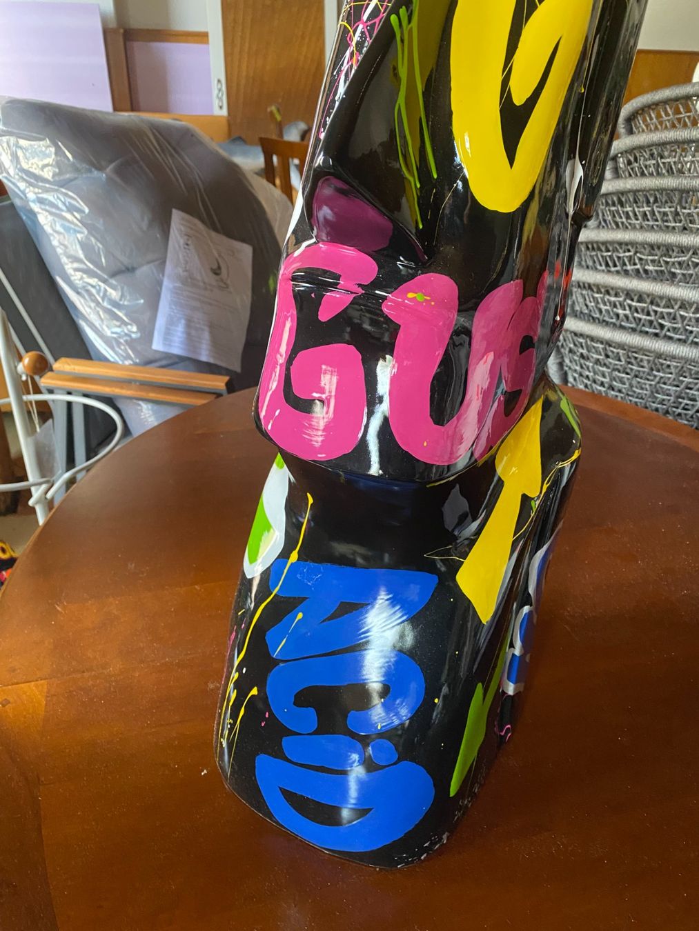 Tutte le decorazioni: Skulptur / Figur OsterInsel Neuware / Popart – Nuovo (secondo la descrizione) da Liestal venduto da dev_qcm9 1
