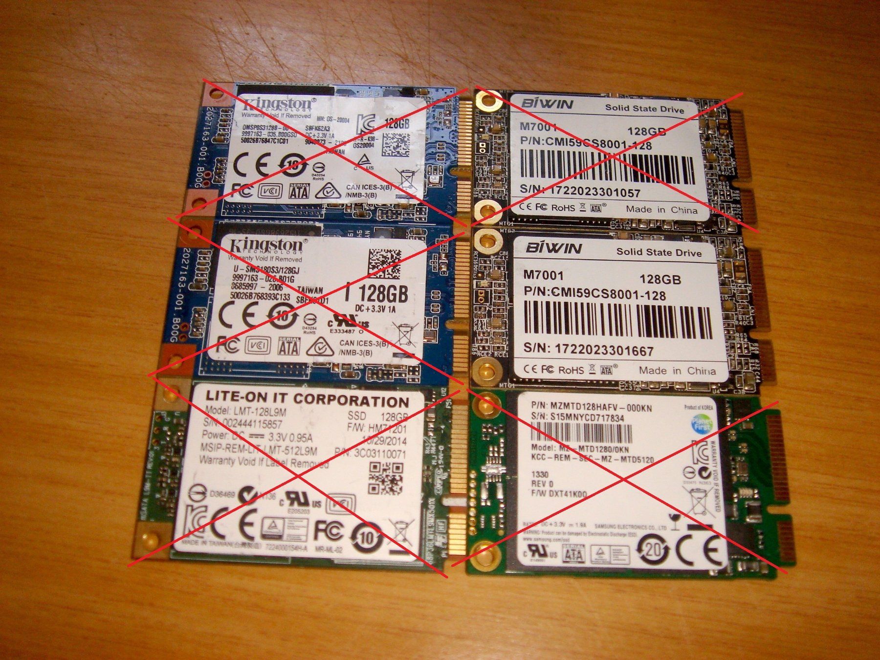 Dischi rigidi: 1 stück 128gb mSata ssd. getestet. – Usato da St. Gallen venduto da pc-sg