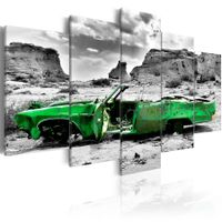 Wandbild Cadillac Oldtimer Wüste