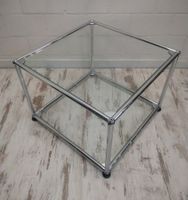 USM Haller Glas Beistelltisch 50x50