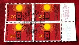4 er Block Nr.450 mit Stempel Bern