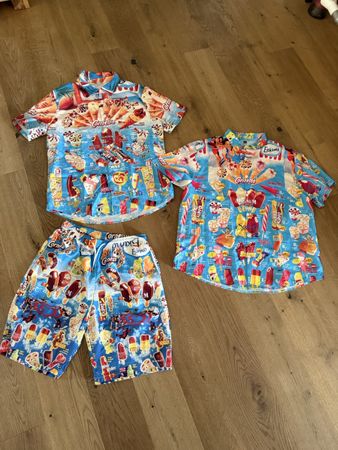 Herren Hemd Kurzarm Set Eis Glace Grösse XL XXL neu 