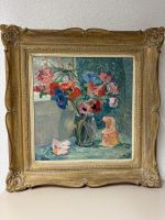 Stillleben mit Blumen - Öl auf Leinwand