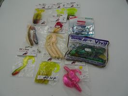 Gummifische für Hecht und Zahnder (11 Packungen, Neu!)