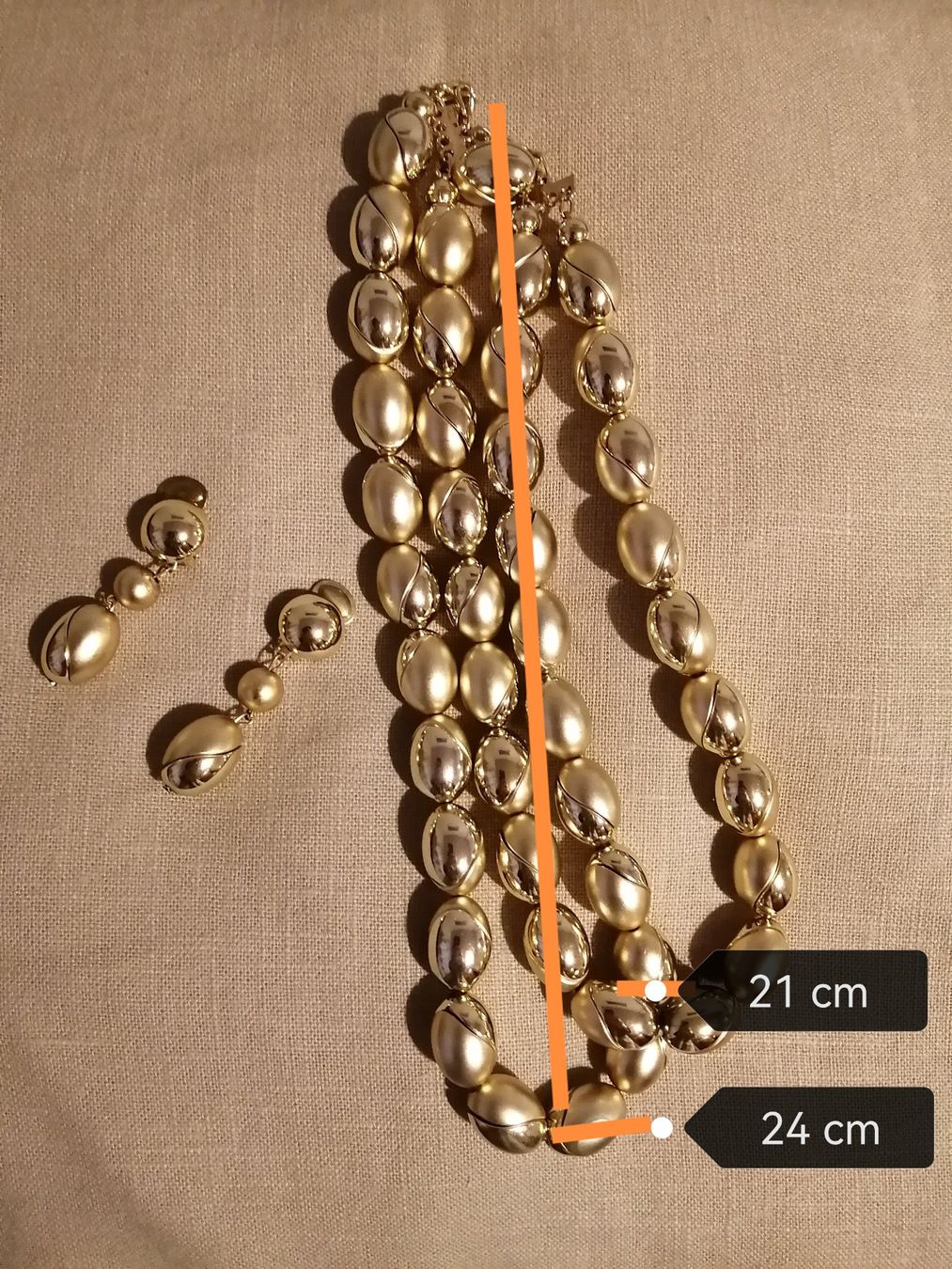 Catenine: Schmuckset. Halskette +Clips – Usato da Buchrain venduto da nat_pl5p 2