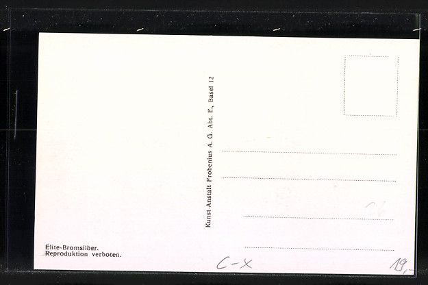 Cartoline postali: Arlesheim, Haus Welede A.-G. mit Treppe – Usato da Berlin venduto da bartko-reher 1