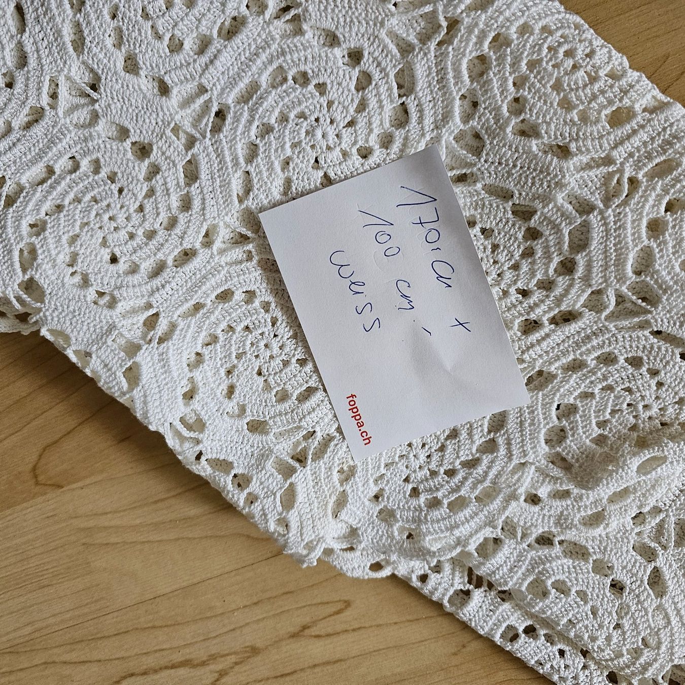 Coperte: Hand gehäkelt Decke 170 mal  100 cm – Nuovo e nell'imballaggio originale da wolfhalden venduto da 46464646 4
